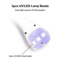 thumbnail image 4 of Lámpara de uñas de mano Mini secador de uñas LED UV 2 ajustes de temporizador Lámpara de m Abanopi Lámpara de uñas, 4 of 6