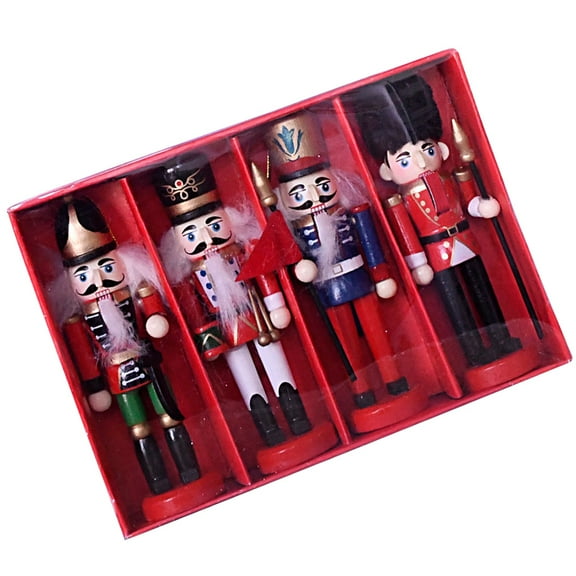 Zehuanyu  4 Pcs Cookie Christmas Nutcracker Giant 150cm Music Box Decoration Man