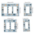 thumbnail image 2 of Yayeee Rocker Switch Wall Plate 1-Gang 4.6"x2.9" Home Decorative Outlet Cover, Vibrant Cute Cat, 2 of 6