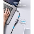thumbnail image 3 of USB C to Ethernet Adapter, PowerExpand USB C to Gigabit Ethernet Adapter, Aluminum Portable USB C Adapter, for MacBook Pro, MacBook Air 2018 and Later, iPad Pro 2018 and Later, XPS, and More, 3 of 7