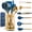 Navy & Gold, variant on Styled Settings White & Gold Silicone Utensils with Gold Utensil Holder
