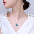 thumbnail image 2 of Rose Heart Necklace Cremation Jewelry for Ashes Urn Necklace Lockets for Human Ashes Pet Ashes Holder Memorial Jewelry, 2 of 8