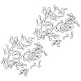 thumbnail image 1 of 100 piezas de ojales de plata de para dispositivos rotativos de pesca con formas de peso de Macarena ojos hundidos, 1 of 7