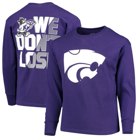 Youth Russell Athletic Purple Kansas State Wildcats Graphic Long Sleeve T-Shirt