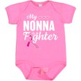 thumbnail image 3 of Inktastic Breast Cancer Awareness My Nonna is a Fighter Boys or Girls Baby Bodysuit, 3 of 5