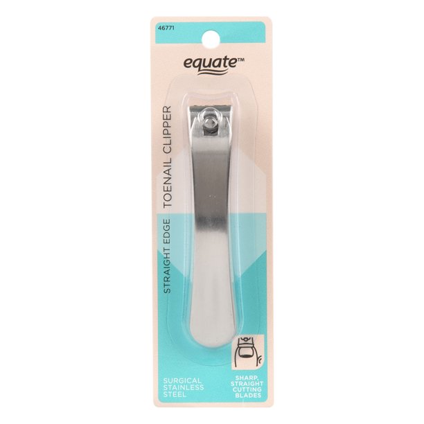 Equate Beauty Straight Edge Toenail Clipper