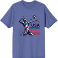 thumbnail image 5 of USA Volleyball Adult Blue Crew Neck Short Sleeve Tee-Medium, 5 of 7