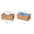 thumbnail image 5 of SEYATPOOL Rectangular Rattan Tissue Box Cover (Brown), 5 of 6