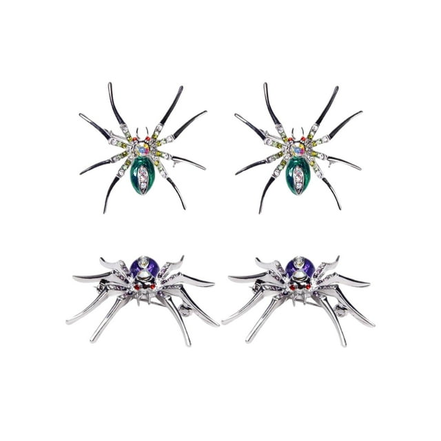 Broche de Deslumbrante de 4 Piezas, Suéter de , Alfileres de Clip para , Joyería, Nuevo