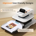 thumbnail image 6 of HTVRONT Automatic Heat Press 2 + HTVRONT Automat Heat Press Accessories Kit, Heat Press Machine with Adjustable Pressure & Higher Heating Height, Heats Up Fast and Evenly, 6 of 10