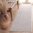 thumbnail image 2 of SAFAVIEH Martha Stewart Sabrina Hiren Medallion Runner Rug, Ivory/Light Grey, 2'6" x 10', 2 of 7