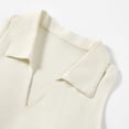 thumbnail image 2 of SWSMCLT Women's Summer Dresses Tennis Backless Fitted Fashion Comfy V Neck Dress Spring Sundress Casual Cream 8-10, 2 of 5