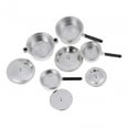 thumbnail image 4 of Juego de utensilios de cocina en miniatura CUTICAT 1/12 ollas y sartenes, 4 of 8