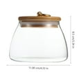 thumbnail image 2 of 1pc Kitchen Tea Sealed Container Practical Glass Storage Jar Food Can (500ML), 2 of 8
