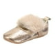 thumbnail image 5 of Zapatos de cuna de felpa suave para bebé recién nacido, suela antideslizante, zapatillas cálidas 12cm para 6-9M, 5 of 9