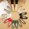 thumbnail image 3 of Shoes of Women Fashion Knitted Mesh Breathable Ladies Loafers Comfort Square Toe Casual Flats Zapatos De Mujer 2024, 3 of 6