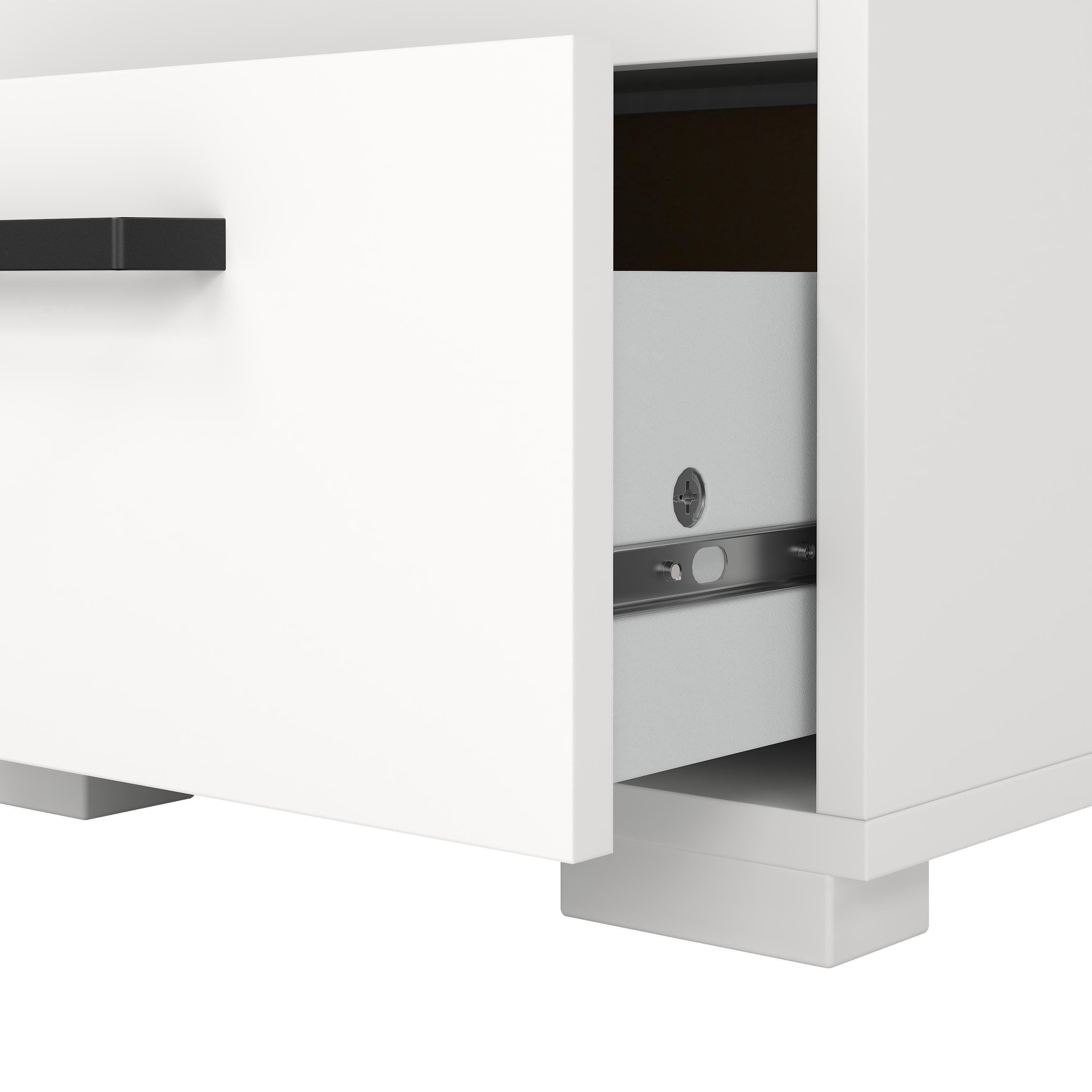 Tvilum Sofia 2 Drawer White Nightstand - Set of 2