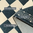 thumbnail image 5 of 2x6 Trellis Runner Rug,Hallway Runner Rug with Rubber Backing, Checkered Kitchen Non Skid Carpet Runners Washable Indoor Mat for Kitchen Entryway Bathroom Hallway, 5 of 7