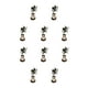 thumbnail image 2 of Naiovety Candelabros funcionales de acero inoxidable para fiesta temática o casa cazada Patrón clásico Decoración B B 10piezas, 2 of 6
