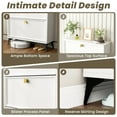 thumbnail image 4 of Shoe Cabinet White Hidden Shoe Storage Narrow Shoe Closet for Entryway Slim,White, 4 of 9