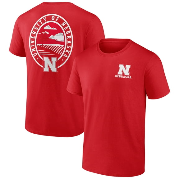 Men's Scarlet Nebraska Huskers Staycation T-Shirt