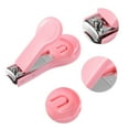 thumbnail image 3 of Unique Bargains Portable Nail Clippers Toenail Clippers 2.44"x0.98"x0.51" Pink, 3 of 6