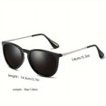 thumbnail image 4 of Trendy Polarized Reflective Fashionglasses, Retro Classic Windproof Sandproof Dustproof Fashionglasses For Travel Driving Cycling Skiing Riding Fishing For Women & Men, 4 of 5