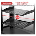 thumbnail image 2 of Estante para Servidor de 1U Pyle, Bandeja Universal de Montaje en Rack de 19 Pulgadas, Buena circulación de Aire, Montaje en voladizo, Estante para Montaje en Pared, Montaje en Caja de Servidor, 2 of 7