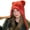 Red, variant on Lovely Bear Hat Cozy Plush Headgear Outdoor Activity Hat Travel Friendly Hat