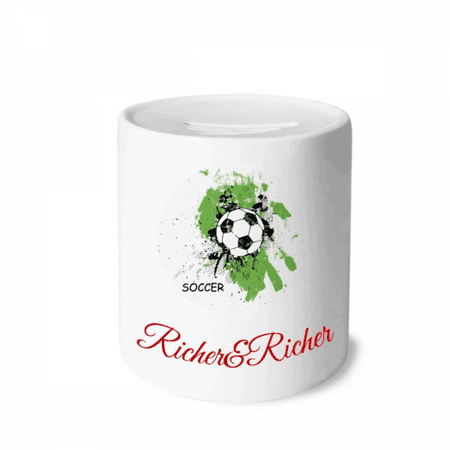

Play Soccer Football Sports Rich and Rich Bank Saving Box Coin