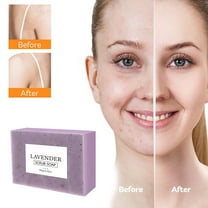 Turmeric Soap Bar for Face and Body, Natural Lemon and Turmeric Deep Cleansing Exfoliating Scrub for All Skin