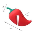 thumbnail image 6 of Yesbay 3 Pcs Silicone Pot Lid Anti-spill Rack Chili Pepper Pot Lid Lifter Anti-Overflow Kitchen Tool, 6 of 8