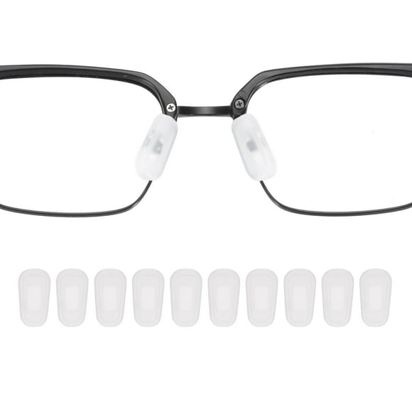 Almohadilla Nasal de Silicona Antideslizante para Gafas, Almohadillas Nasales de Encaje para Gafas de Marcos de Plástico Gafas de Sol Blancas 5