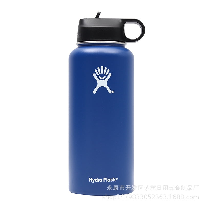 TIMPCV 40oz Insulated Water Bottle with Straw, Spout, and Stainless