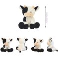 thumbnail image 2 of Cow Stuffed Animals Soft Cuddly Cow Plush Stuffed Animal Toy for Kids Suitable for 3 kids, 2 of 5