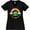 AB-Black, variant on Inktastic Happy St. Patrick's Day Rainbow and Hat Women's Plus Size V-Neck T-Shirt