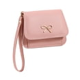 thumbnail image 2 of Women's Lychee Pattern Soft Leather Bowknot Coin Purse, Card Holder Mini Handbag for Everyday Carry, 2 of 6