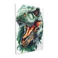 thumbnail image 2 of 12x18 inch Canvas Paintings For Bedroom Fierce Dinosaur,Home Decor Yard,Man Cave,Tavern,Bar Wall Art Prints Decor,Modern Art Fierce Dinosaur Decorative Painting,Gifts For Dinosaur Enthusiast, 2 of 6