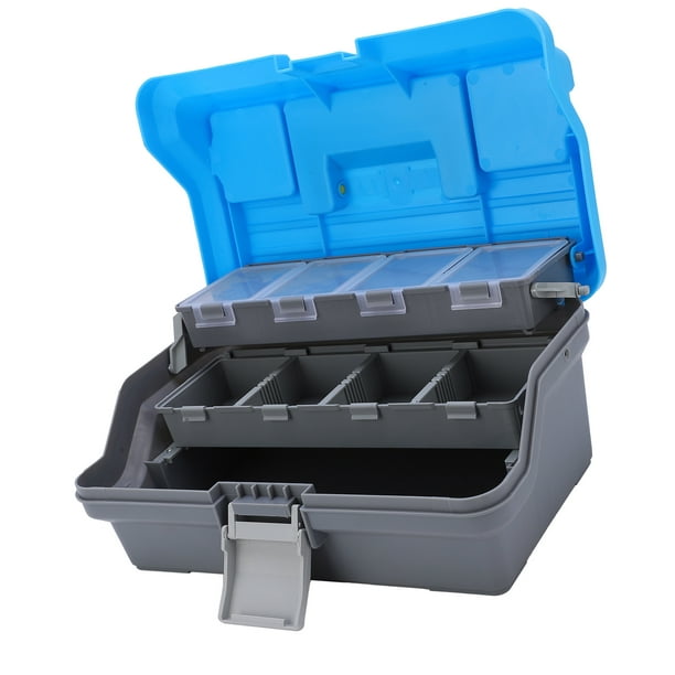 Ymiko Classic Tray Tackle Box, Convenient Proable Strong And Durable Fishing Gear Box For Fishing