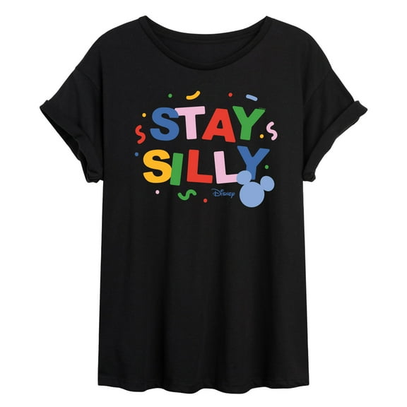 Disney - Stay Silly - Juniors Ideal Flowy Muscle T-Shirt