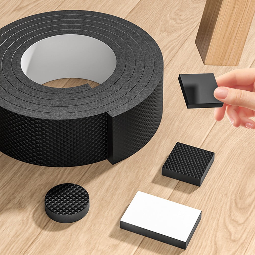 RichLink 1Roll 6Mm Felt Furniture Sliders Anti-Slip Furniture Pads Silent Mat Floor Protector Eva Foam Table Chair Foot Protection Pad,6M