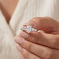 thumbnail image 5 of Pompeii 1 1/2Ct TW Oval Cut Engagement Ring 14k White Gold Lab Grown (G/H,VS1-VS2), 5 of 7