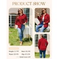 thumbnail image 6 of Zeagoo Women's Plus Size Button Down Shirts Long Sleeve Collared Casual Shirt Office Work Blouse Tops, 6 of 6