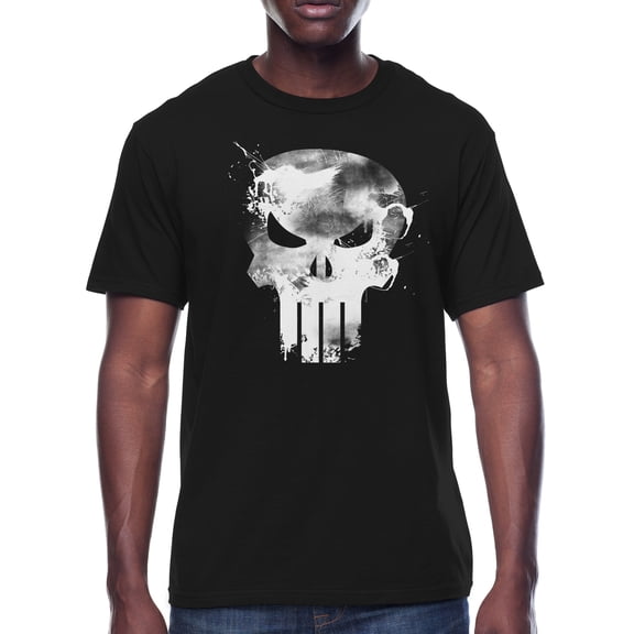 Marvel Punisher Skull Men's Graphic T-Shirt, Sizes SM-3XL