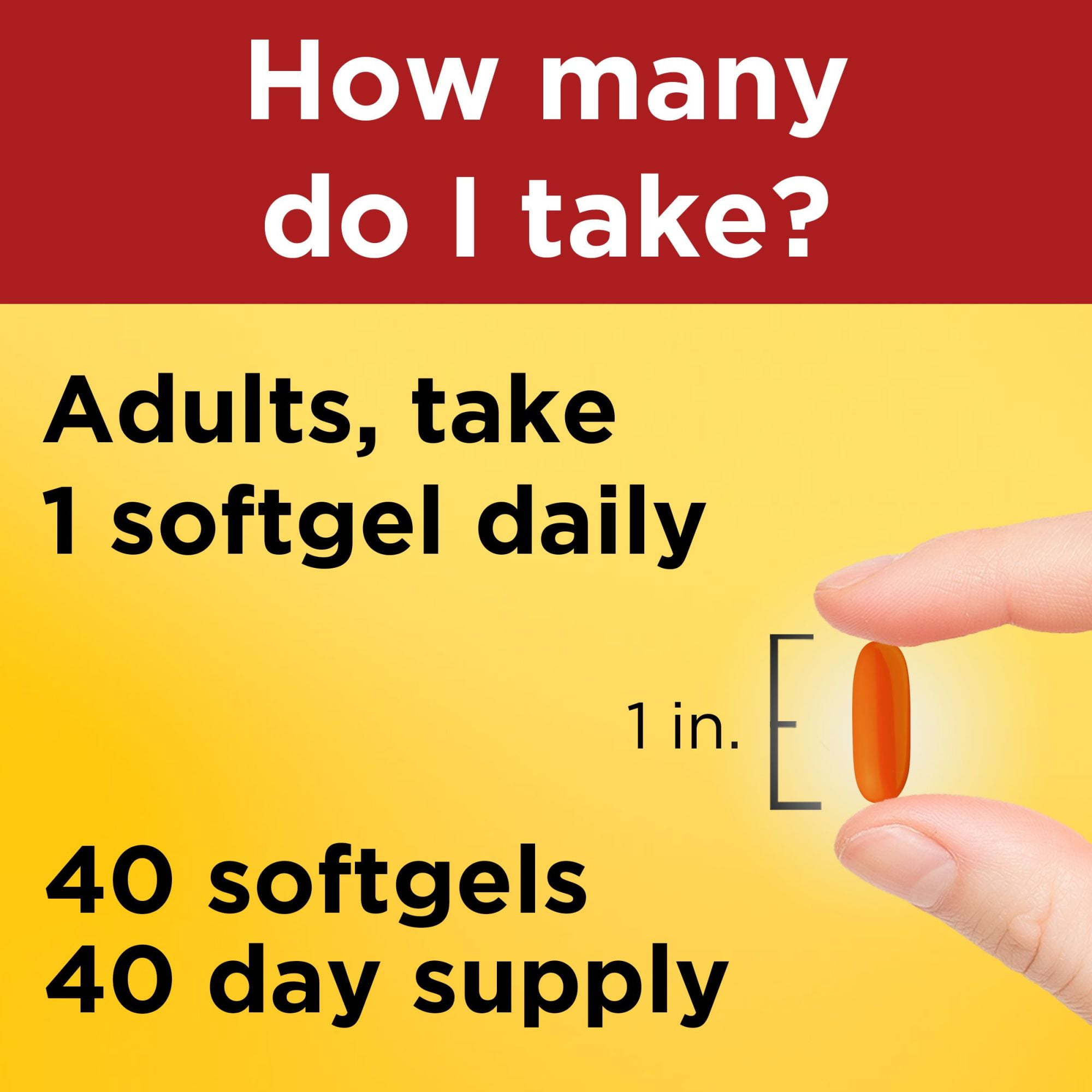 Nature Made CoQ10 400mg Softgels, Dietary Supplement for Heart Health Support, 40 Count