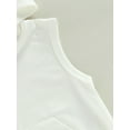 thumbnail image 6 of Bagilaanoe Newborn Baby Girl Boy Hooded Romper Sweatshirt Sleeveless Bodysuit Pullover 3M 6M 12M 18M Infant Casual Tee Tops, 6 of 8