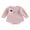 Pink, variant on Rovasas Baby Sweater Romper Long Sleeve Embroidery Bodysuit Birthday Outfit