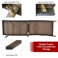 thumbnail image 6 of Costway 2PCS Patio Rattan Folding Lounge Chair Stackable Double Sided Cushion Outdoor Red, 6 of 12