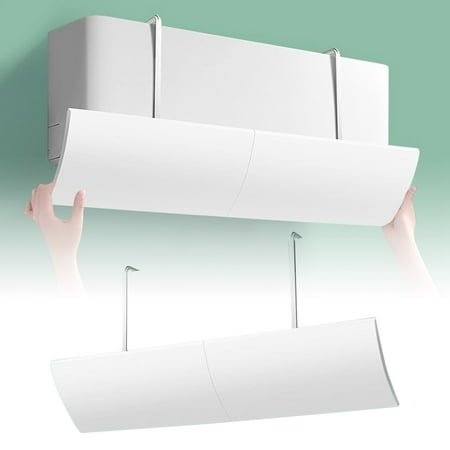 

Deflector Universal Adjustable Air Conditioning Deflector Helps /Heating Air Circulation Direct Blowing Wind Deflector Baffle