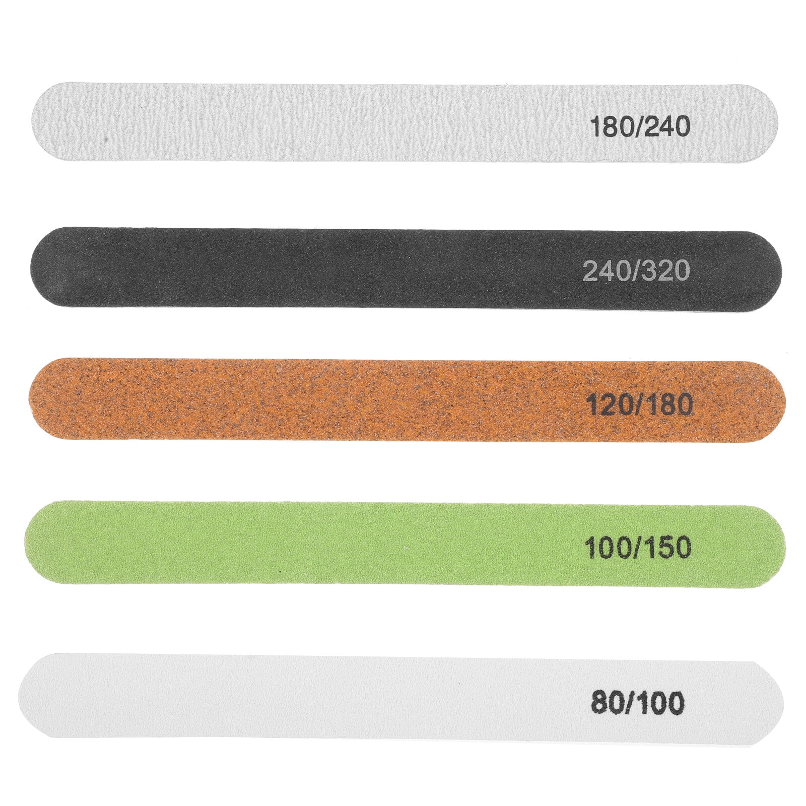 5pcs Sanding Sticks Model Polishing Sticks Assorted Metal and Wood